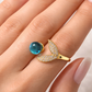 Ocean Aura Tail Ring