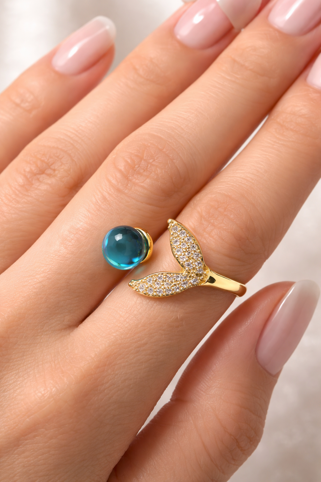 Ocean Aura Tail Ring