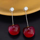 Cherry Drop Dangle Earrings