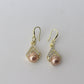 Elegant Gold-Plated Pearl Drop Earrings