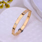 Luxury Gold-Plated Designer Bangle